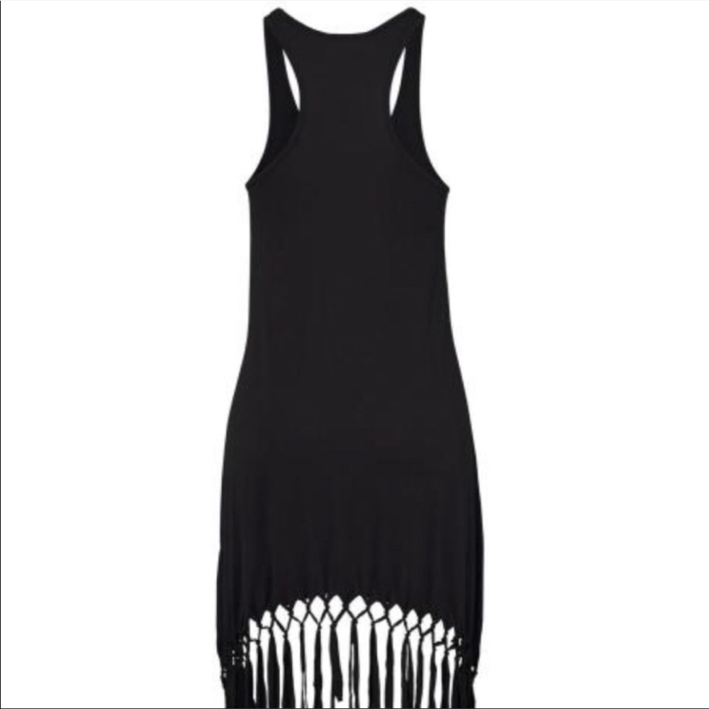 Beach dress coverup with fringe - Picture 7 of 10